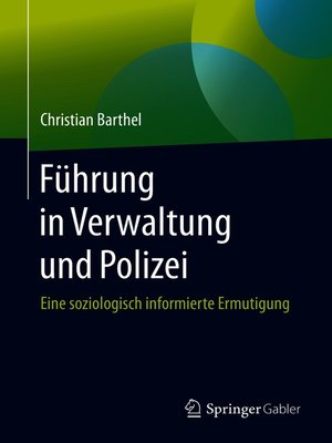 cover image of Führung in Verwaltung und Polizei